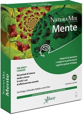 Natura Mix Advanced Mente - Per Adulti E Ragazzi - 10 Flaconcini