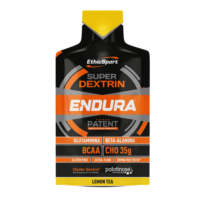 Super Dextrin Endura - Gel Energetico  60ml - Gusti Arancia - Tropical - Lemmon Tea, Gusto: Lemon Tea