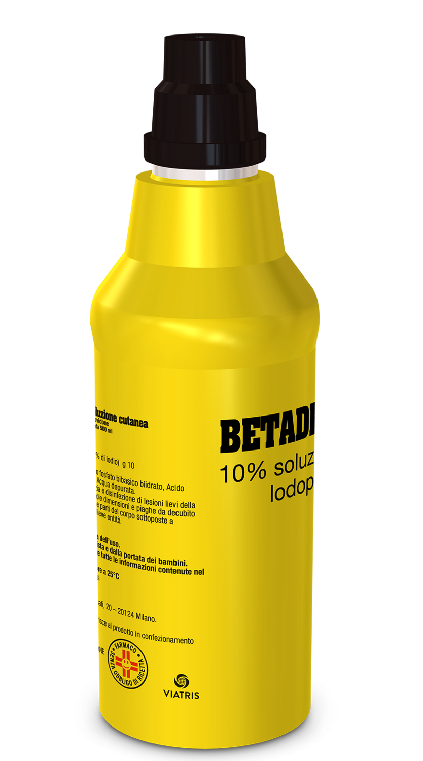 Betadine Soluzione Cutanea 10% - Flacone 500 ml