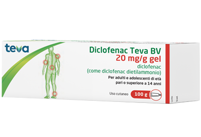 Diclofenac Teva Gel 20mg/g - 100g