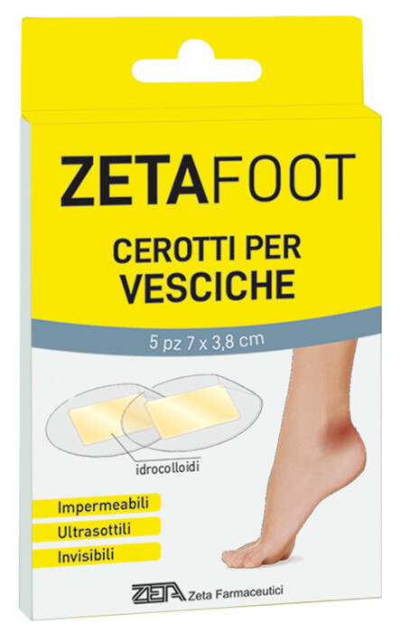 Zeta Foot Cerotti Idrocolloidi Per Vesciche - 5 Cerotti