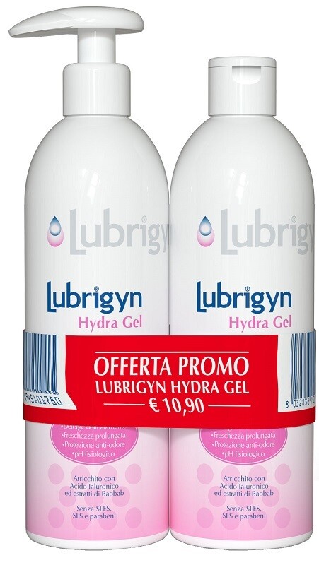 Lubrigyn Hydra Gel Duo - Detergente Intimo - 400 ml + 400 ml