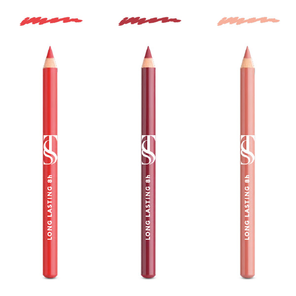 Trouss Make Up Matita Labbra - Colori Bordeaux - Rossa - Nude - 1 Pz