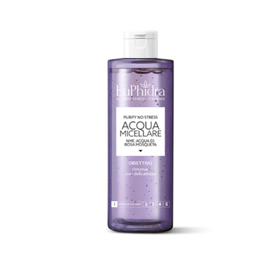 Euphidra Acqua Micellare - Purify No Stress - Rimuove con delicatezza - 200 ml
