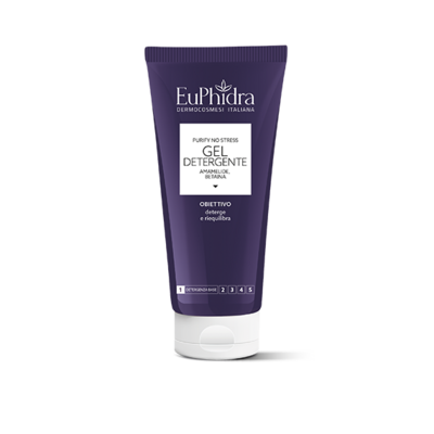 Euphidra Gel Detergente - Purify No Stress - Deterge E Riequilibra- 200 ml