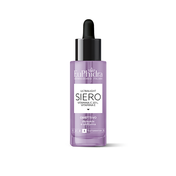 Euphidra Ultralight Siero Viso - Distende E Uniforma - 30 ml