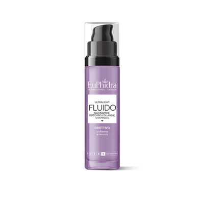 Euphidra Ultralight Fluido Viso - Uniforma E Ravviva - 50 ml