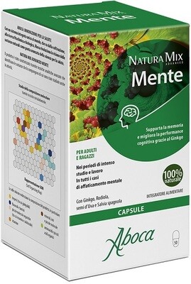 Natura Mix Advanced Mente - Per Adulti E Ragazzi - 50 Capsule