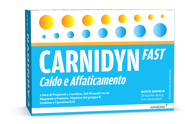 Carnidyn Fast - Caldo E Affaticamento - 20 Buste
