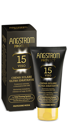 Angstrom Crema Solare Ultra Idratante Viso - Fattore Di Protezione 15 - 50 ml