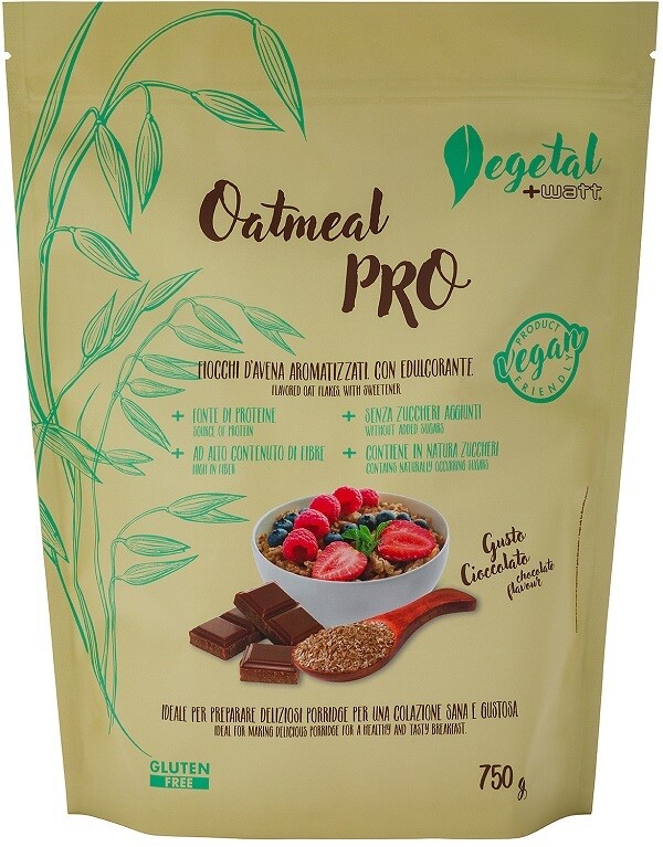 Oatmeal Pro - Fiocchi D&#39; Avena - Gusto Cioccolato - 750g