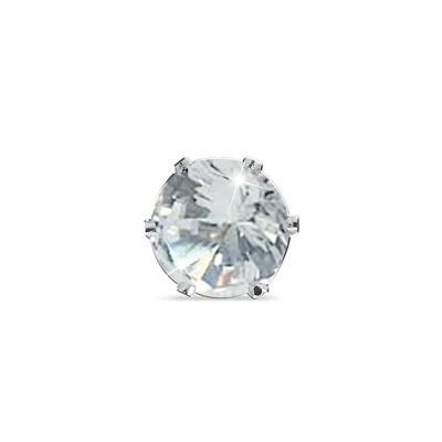 Medical Jewels Orecchino 76 - Zircone Bianco - 1 Paio