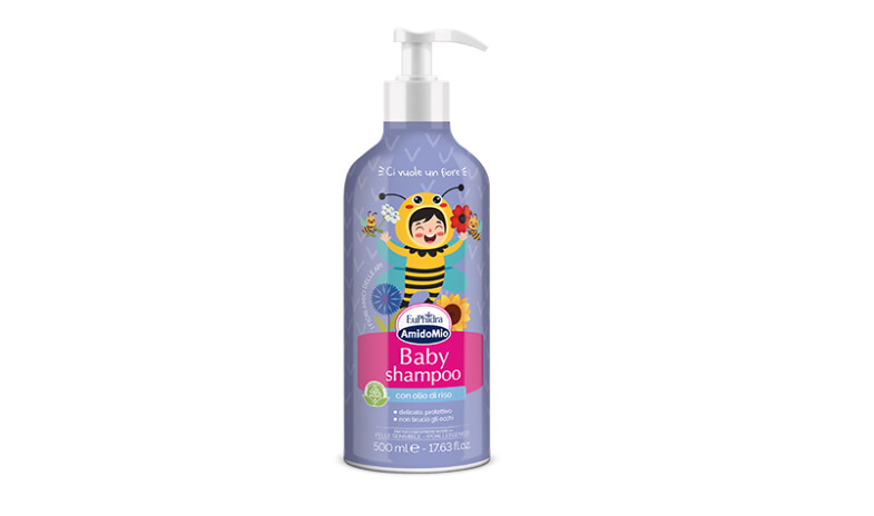 Euphidra Amido Mio Baby Shampoo - Con Olio Di Riso - 500ml