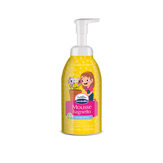 Euphidra Amido Mio Mousse Bagnetto - Con Olio Di Riso - 500 ml