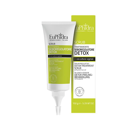 Euphidra Scrub Trattamento Seboregolatore Detox Capelli - 150g