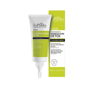 Euphidra Scrub Trattamento Seboregolatore Detox Capelli - 150g