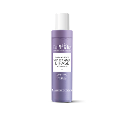 Euphidra Struccante Bifase Acqua / Olio - Rimuove Con Efficacia - 150 ml