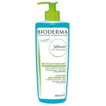 Sebium Gel Moussant - Gel Schiumogeno Detergente Purificante - 500 ml