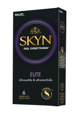 Akuel Skyn Elite - Ultrasottile - 6 Profilattici
