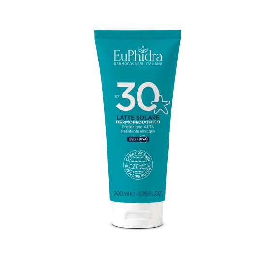 Euphidra Latte Solare Dermopediatrico - Fattore Di Protezione 30 - 200 ml