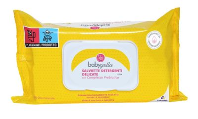 Babygella Prebiotic - Salviette Detergenti Delicate - 72 Salviette