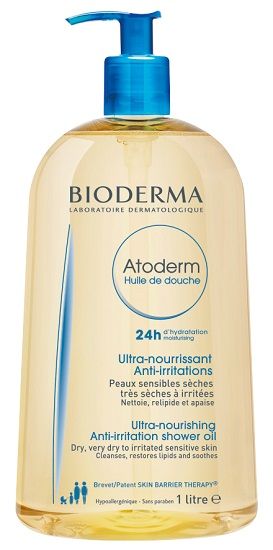 Atoderm Huile De Douche - Olio Doccia Rilipidizzante Lenitivo Anti-Irritazioni - 1 Litro