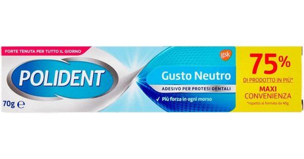 Polident Free - Gusto Neutro - 70 g