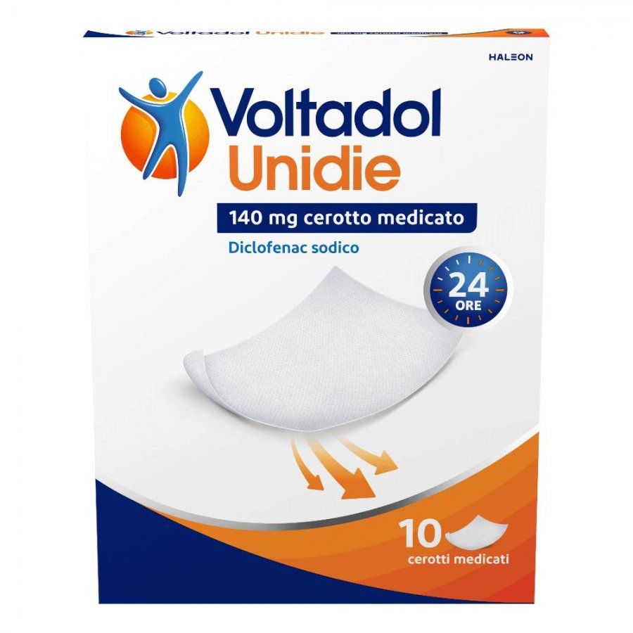 Voltadol Unidie Cerotti Medicati 140 mg - Diclofenac - 24 Ore - 10 Cerotti