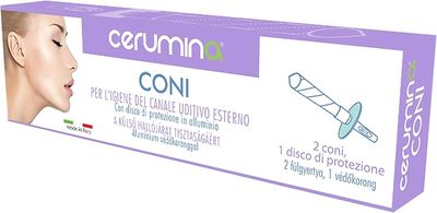 Cerumina Coni Per L&#39; Igiene Dell&#39; Orecchio - 2 Coni