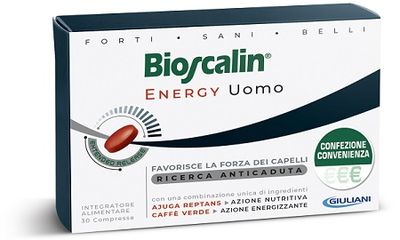 Bioscalin Energy Uomo - Favorisce La Forza Dei Capelli - 30 Compresse