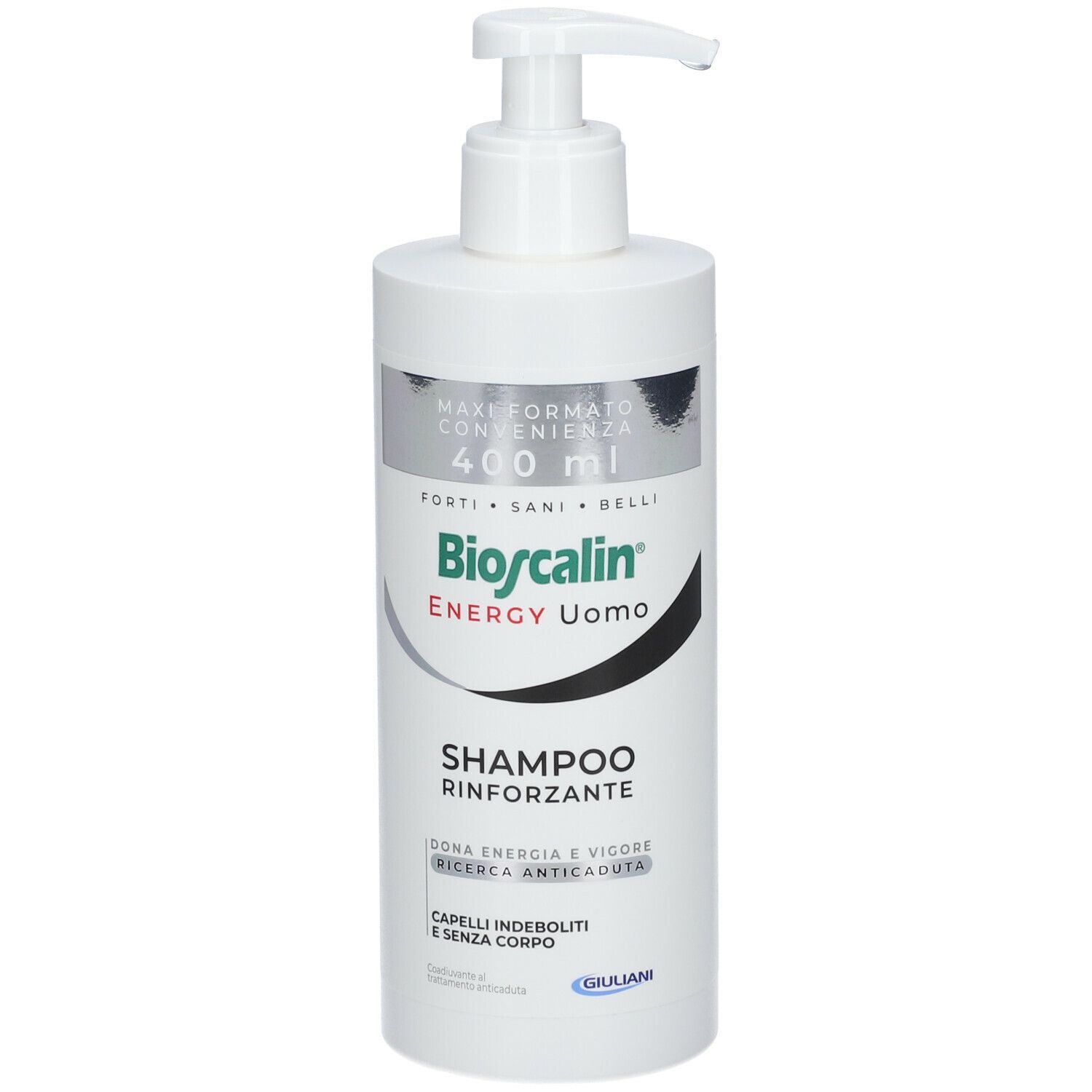 Bioscalin Energy Uomo Shampoo Rinforzante - 400  ml