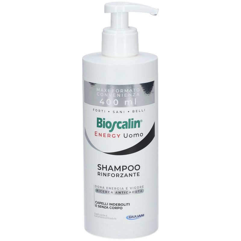 Bioscalin Energy Uomo Shampoo Rinforzante - 400  ml