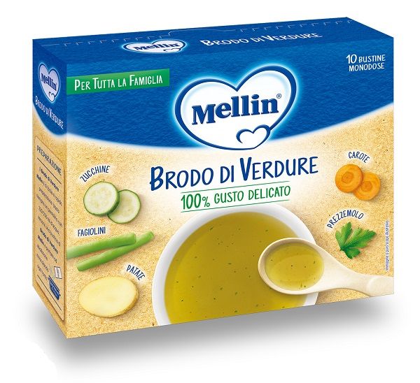 Mellin Brodo Verdure 10 X 8g