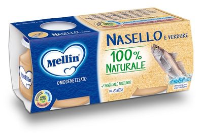 Mellin Omog Nasello 4 X 80g