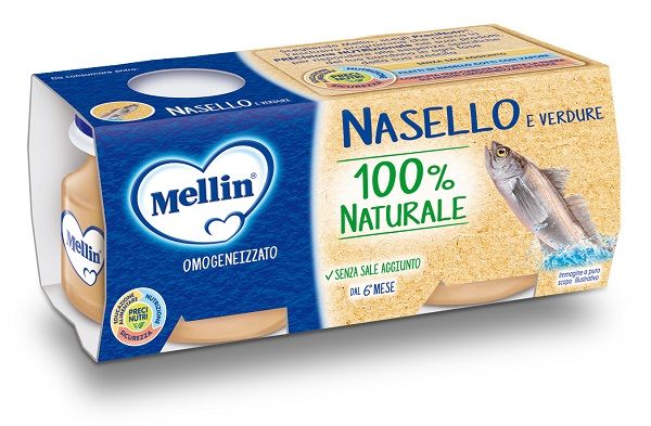 Mellin Omog Nasello 4 X 80g
