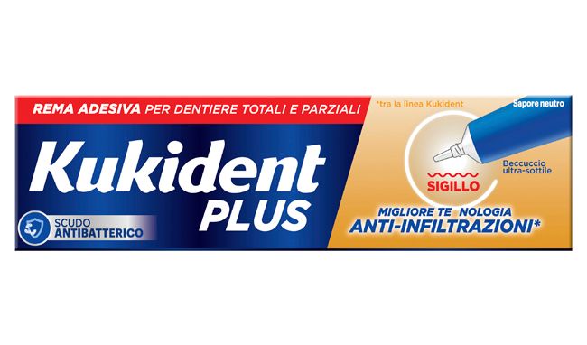 Kukident Plus Barriera Anti Cibo 40g