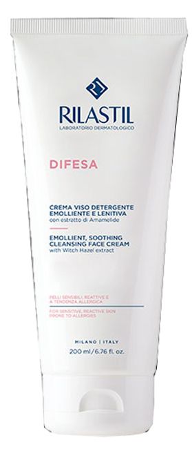 Rilastil Difesa Crema Viso Detergente Emolliente Lenitiva - 200ml