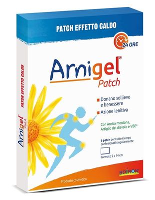 Arnigel Patch Warm Corpo - Effetto Caldo - 6 Cerotti 9x14 cm