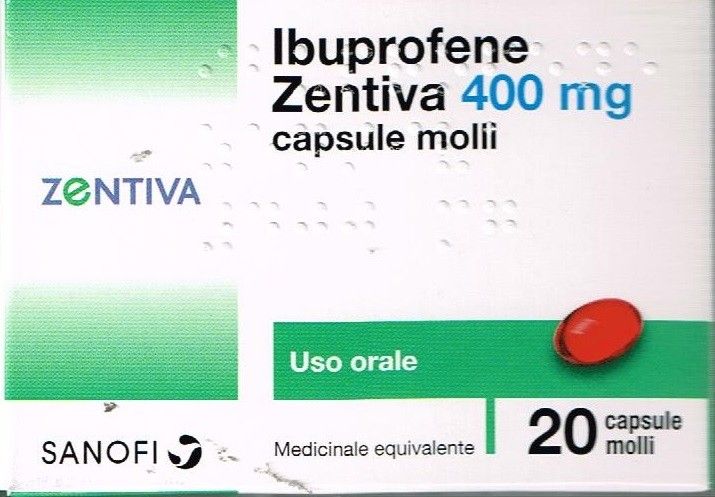 Ibuprofene Zentiva 400 mg - 20 Capsule Molli