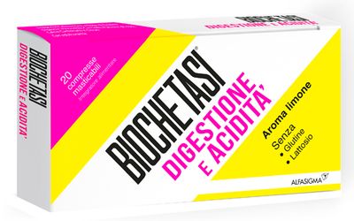 Biochetasi Acidit� E Digestione - Aroma Limone - 20 Compresse Masticabili