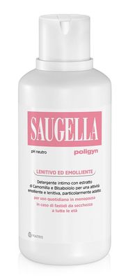 Saugella Poligyn PH Neutro Detergente Intimo Lenitivo Ed Emolliente - 500 ml