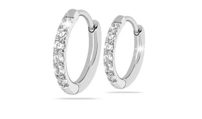 Medical Jewels 422 Orecchino Zirconi