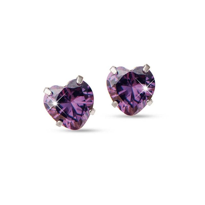 Medical Jewels 399 Orecchino Punto Luce Viola