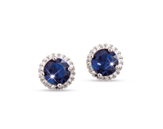 Medical Jewels 387 Orecchino Lobo Blu