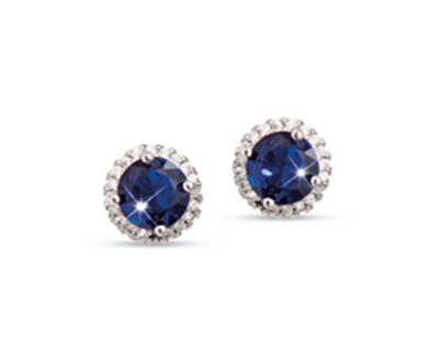 Medical Jewels 387 Orecchino Lobo Blu