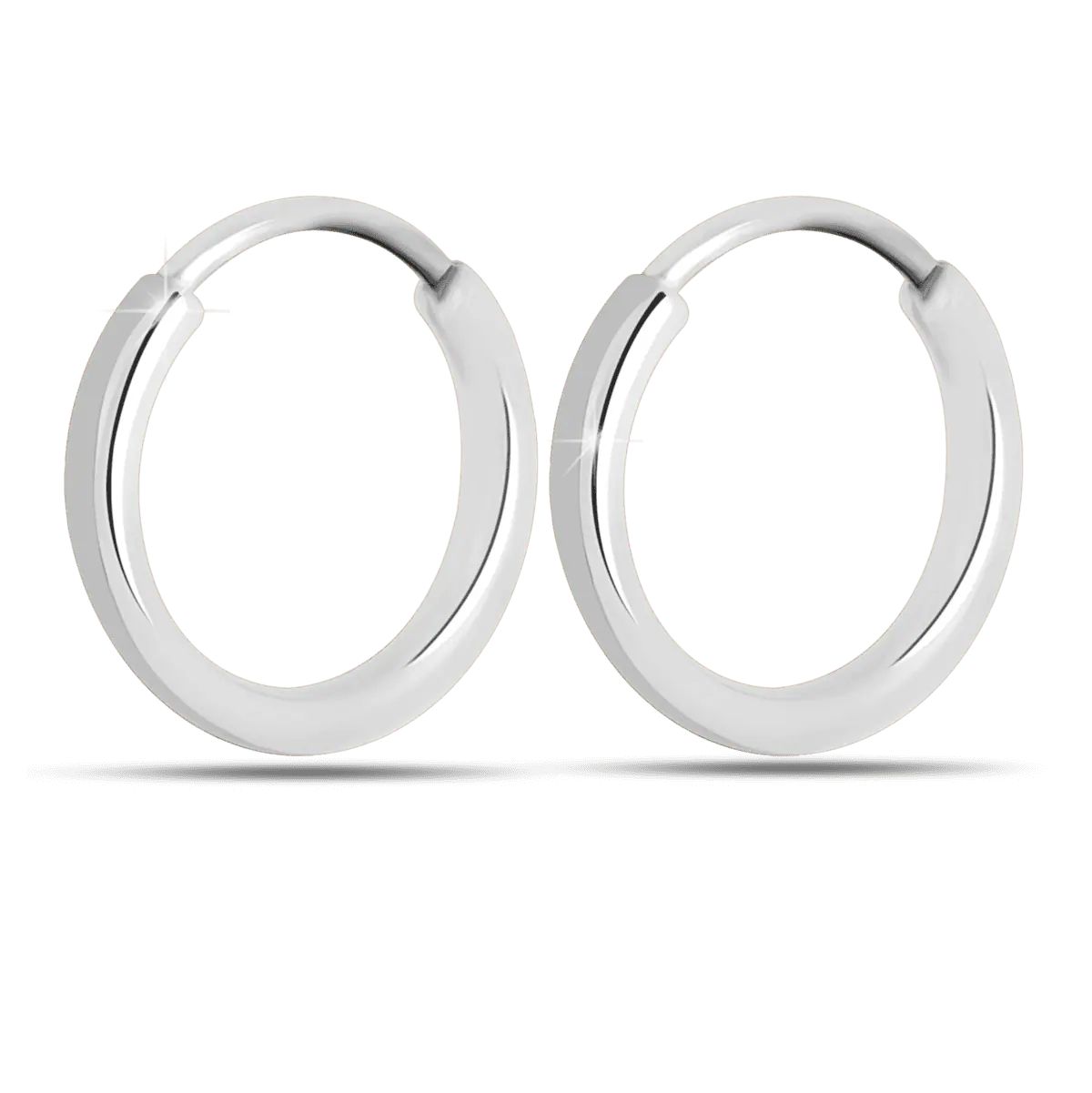 Medical Jewels 469 Orecchino Cerchietto Silver