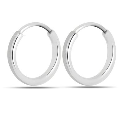 Medical Jewels 469 Orecchino Cerchietto Silver