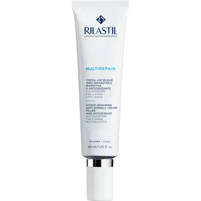Rilastil Multirepair Crema Viso Antirughe Idroriparatrice Riempitiva E Antiossidante - 40ml