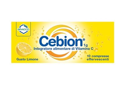 Cebion Integratore Alimentare Di Vitamina C - Gusto Limone - 10 Compresse Effervescenti