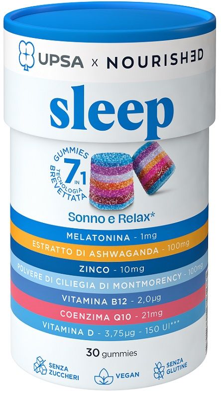 UPSA X NOURISHED SLEEP - Sonno E Relax - 30 Gommose